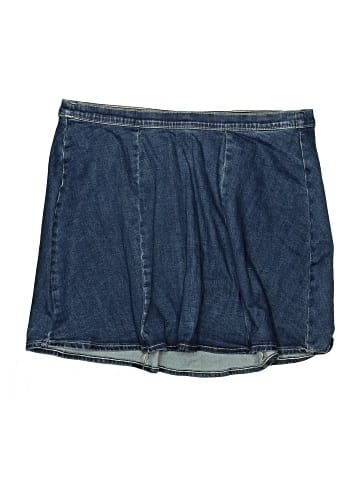 Retro Chic by Torrid Denim Skirt (view 1)