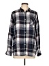 Natural Reflections Plaid Gray Long Sleeve Button-Down Shirt Size L - photo 1
