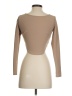 Hot Miami Styles Tan Long Sleeve Top Size S - photo 2