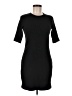 Gap Solid Black Casual Dress Size Med Petite - photo 1