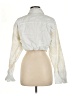 A.L.C. 100% Linen Ivory Long Sleeve Blouse Size 10 - photo 2