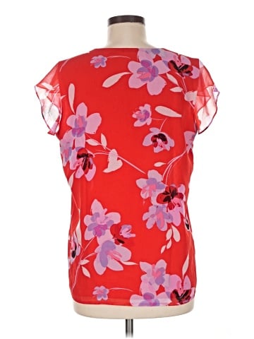 Calvin Klein Short Sleeve Blouse (view 2)