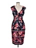Eliza J Print Black Cocktail Dress Size 8 - photo 2