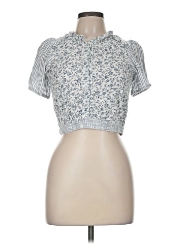 American Eagle Outfitters Short Sleeve Blouse (view 1)