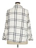 Sanctuary Plaid Ivory Long Sleeve Button-Down Shirt Size 3X - photo 2