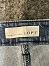 Ann Taylor LOFT Chevron-herringbone Blue Jeans Size 30 waist - photo 7
