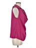 Halston 100% Polyester Pink Sleeveless Blouse Size M - photo 4