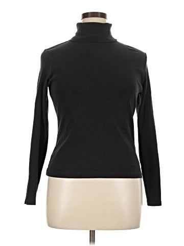 Deane and White Turtleneck Sweater (view 1)