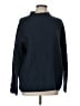 Ann Taylor LOFT Solid Blue Turtleneck Sweater Size L - photo 1
