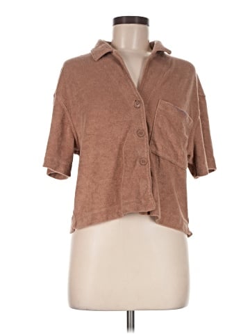 Abercrombie & Fitch 3/4 Sleeve Button-Down Shirt (view 1)