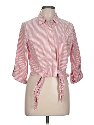 Love Notes 3/4 Sleeve Button-Down Shirt (view 1)