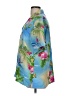 BonWorth Tropical Blue Short Sleeve Blouse Size M - photo 5