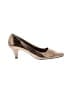 Aerosoles Animal Print Gold Heels Size 7 1/2 - photo 1