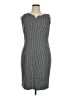 Talbots Houndstooth Black Casual Dress Size 16 - photo 1