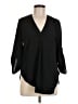 rue21 100% Polyester Black 3/4 Sleeve Blouse Size M - photo 1