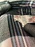 Pink Rose Plaid Gray Long Sleeve Button-Down Shirt Size L - photo 7