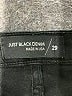 Just Black Black Jeans Size 29 waist - photo 7