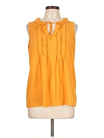 Rose + Olive Sleeveless Blouse (view 1)