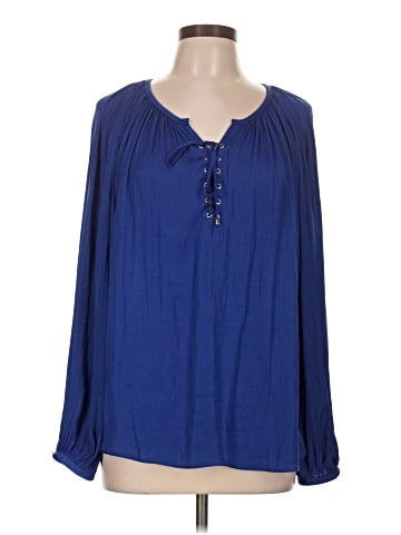 Jennifer Lopez Long Sleeve Blouse (view 1)