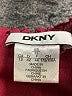 DKNY 100% Polyester Burgundy Cocktail Dress Size 12 - photo 4