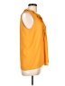 Rose + Olive 100% Polyester Yellow Sleeveless Blouse Size L - photo 4