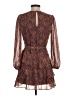 Express Animal Print Brown Cocktail Dress Size XS - photo 2