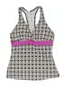 Next Houndstooth Purple Swimsuit Top Size S - photo 1