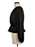 Express 100% Polyester Black Long Sleeve Blouse Size M - photo 5