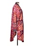 Angie 100% Rayon Red Kimono Size L - photo 4