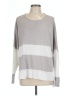 Eileen Fisher 100% Linen Color Block Gray Pullover Sweater Size L - photo 1
