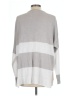 Eileen Fisher 100% Linen Color Block Gray Pullover Sweater Size L - photo 2