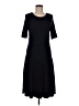 Lands' End Solid Black Casual Dress Size M - photo 1