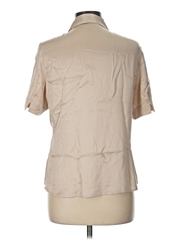 Pure Collection Short Sleeve Silk Top (view 2)
