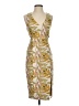 Gianni Bini Print Yellow Cocktail Dress Size XS - photo 1