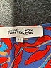 Diane von Furstenberg 100% Polyester Blue Long Sleeve Blouse Size 12 - photo 7