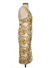 Gianni Bini Print Yellow Cocktail Dress Size XS - photo 4
