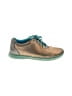 Alegria 100% Leather Metallic Gold Tan Sneakers Size EU 38 - photo 1
