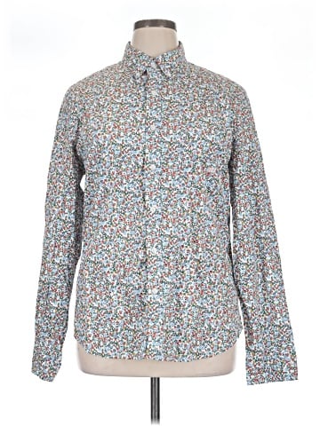 J.Crew Factory Store Long Sleeve Button-Down Shirt (view 1)