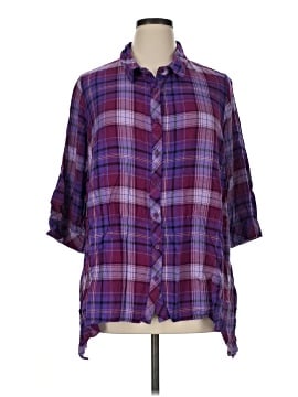 Catherines 3/4 Sleeve Button Down Shirt