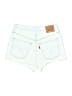 Levi's 100% Cotton Blue Denim Shorts Size 25 waist - photo 2