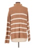 Laundry by Shelli Segal Stripes Brown Pullover Sweater Size L - photo 2