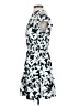 Joie 100% Polyester Print Blue Cocktail Dress Size S - photo 5