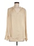Gap 100% Polyester Ivory Long Sleeve Blouse Size M - photo 1