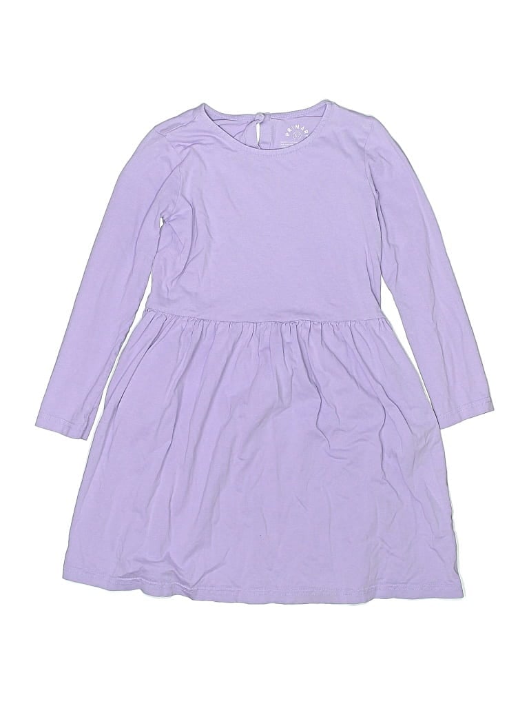 Pre-owned Primary Clothing Kids' Dress In Purple