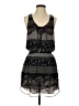 Free People 100% Polyester Paisley Black Casual Dress Size S - photo 1