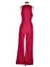 Socialite Solid Red Jumpsuit Size M - photo 2