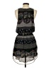 Free People 100% Polyester Paisley Black Casual Dress Size S - photo 2