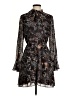 Derek Lam 100% Polyester Paisley Brown Casual Dress Size EU (IT) 40 / US 4 - photo 1