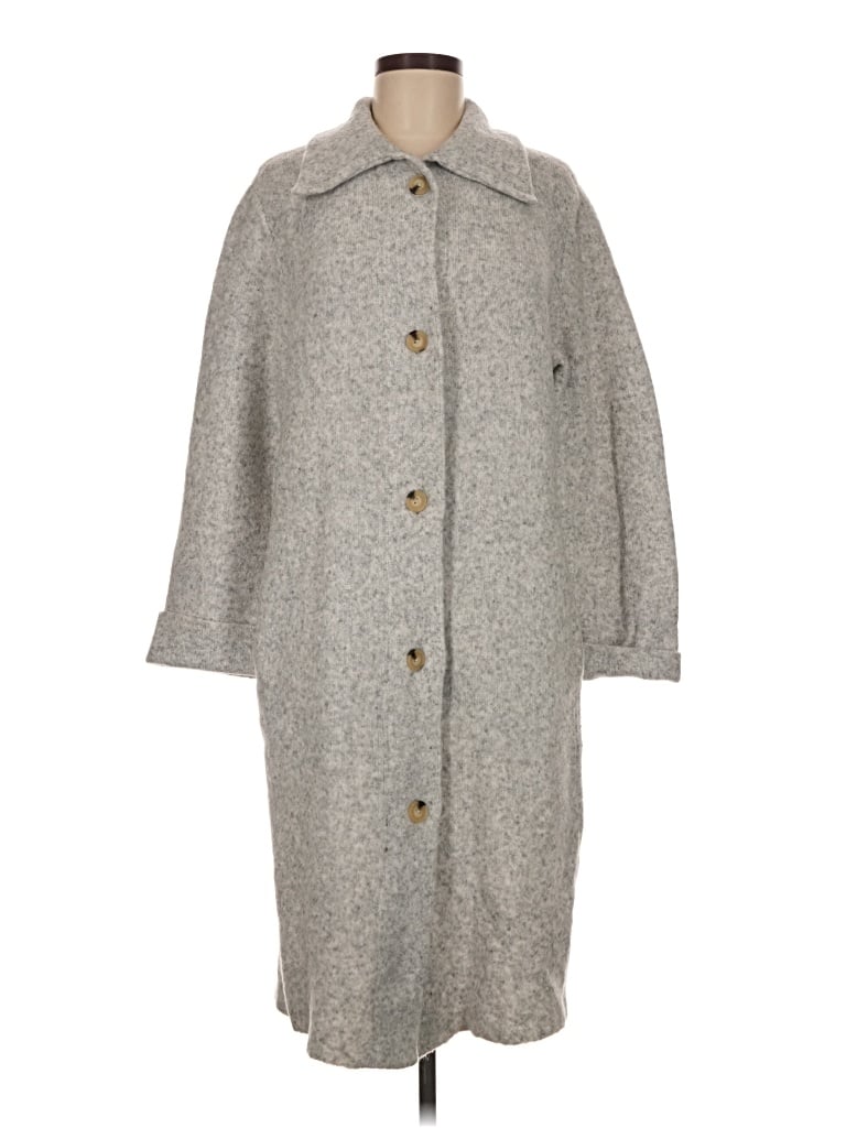 Pre-owned Elie Tahari Poncho In Gray