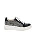 Yellow Box Black Sneakers Size 7 1/2 - photo 1